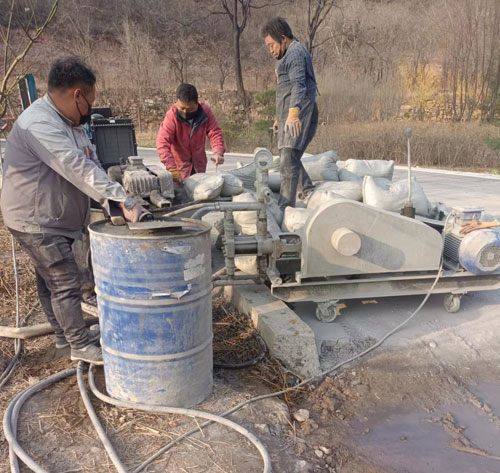 黄岛路面下沉注浆